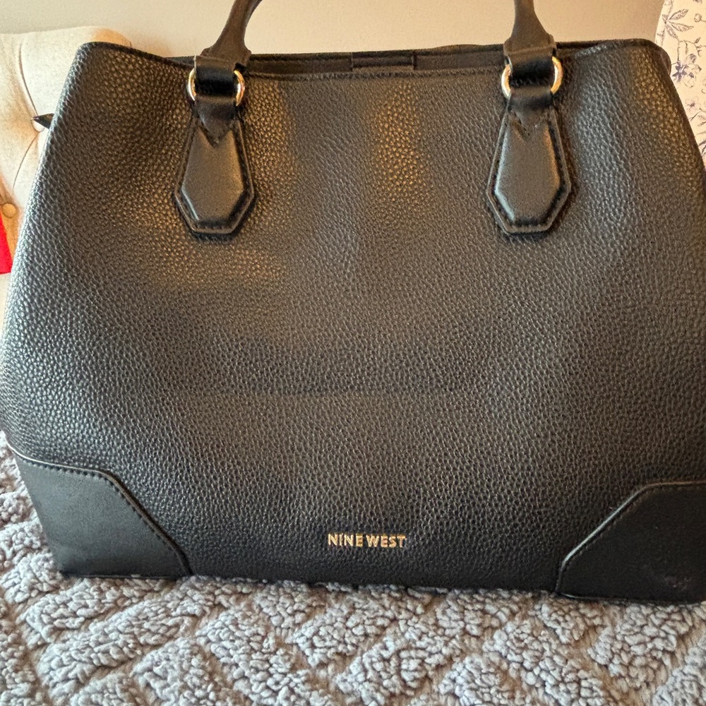 Nine West Black Satchel Bag